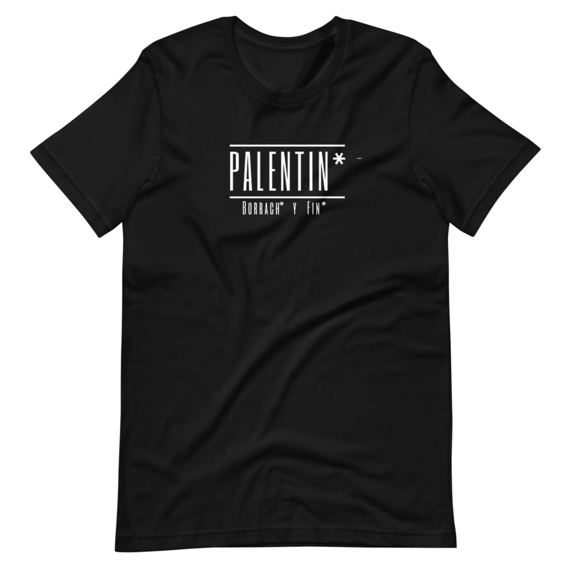 palentin camiseta negra fondo transparente UNISEX